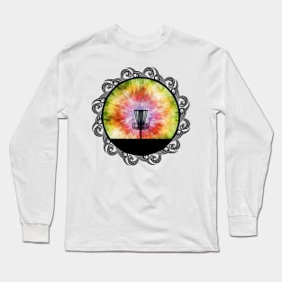 Disc Golfing Basket Long Sleeve T-Shirt